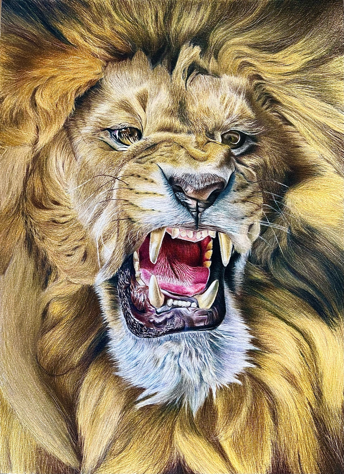 Illustration of a lion with dandy flair — character and charm in linework.